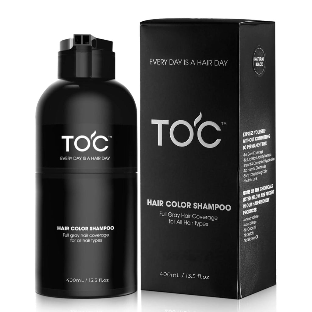 TOC Hair Color Shampoo - The US-Made Solution For Gray Hair Coverage